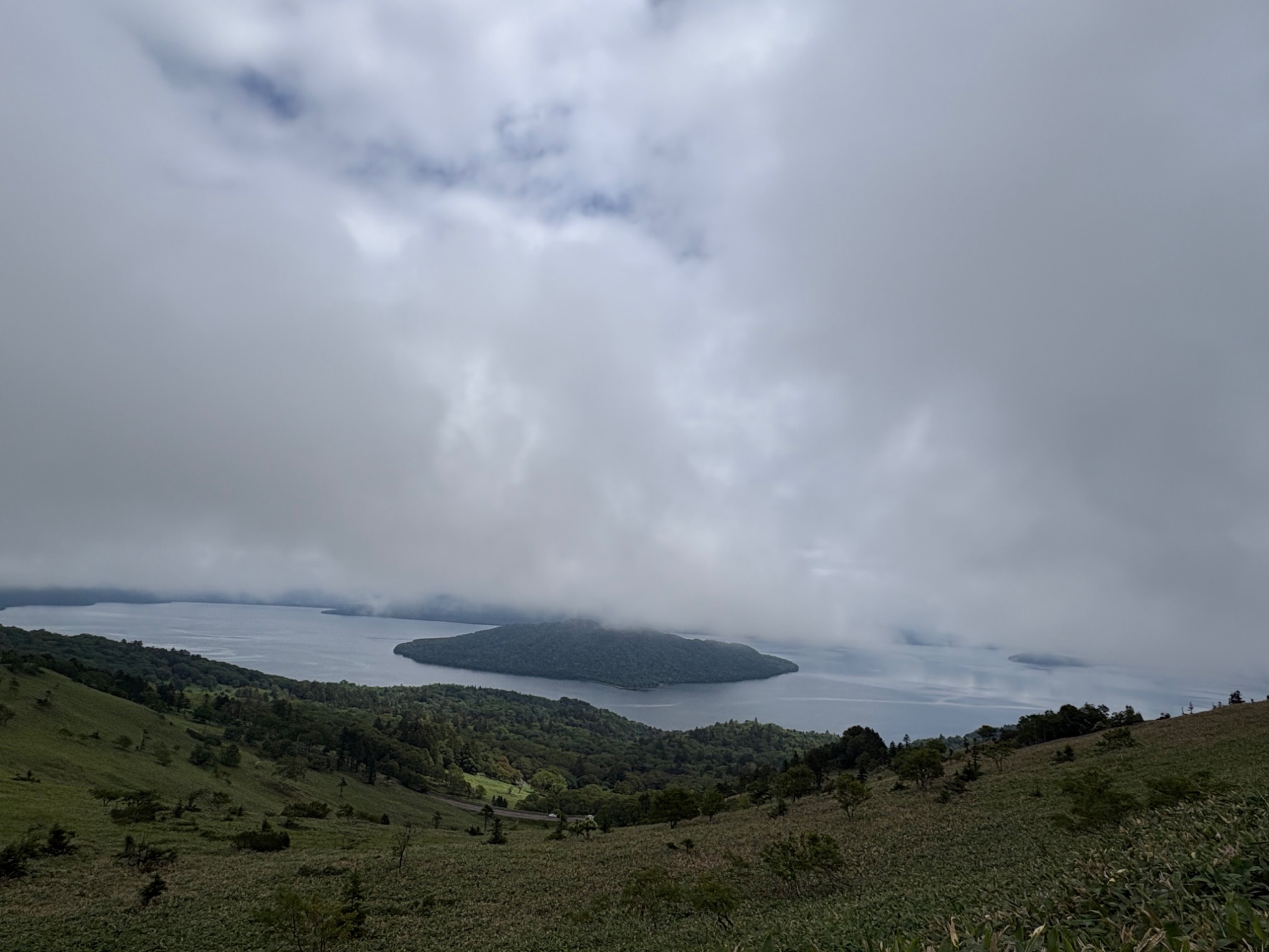 bihoro pass, enhanced by excellent roadside snacks